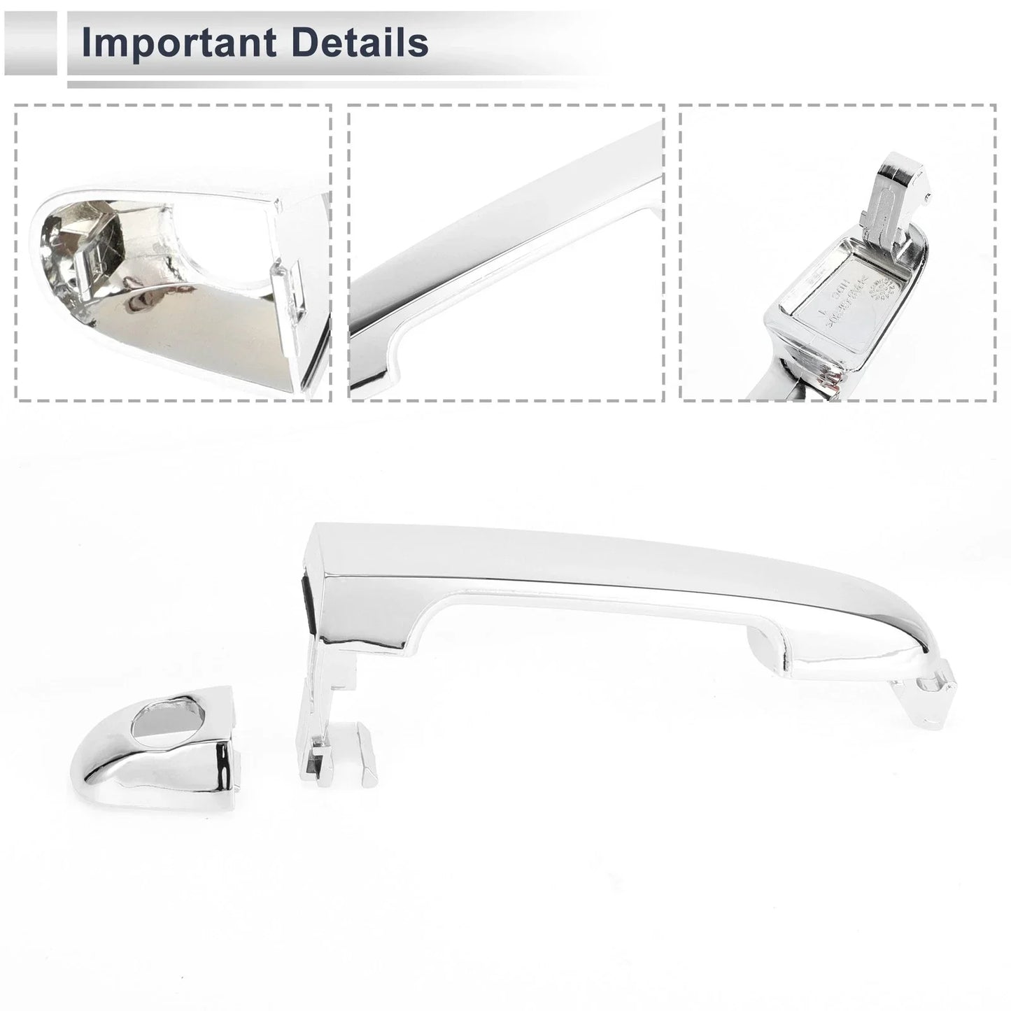 Front Left Exterior Door Handle for Hyundai Elantra (2007-2012)