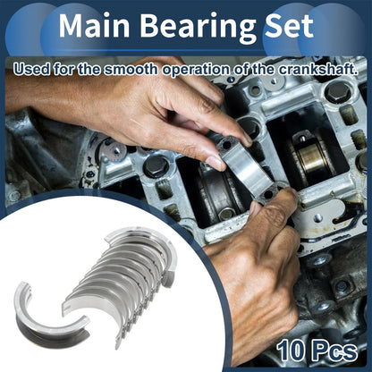 Main Bearing Set for Hyundai Accent (1995-2011) - 10 Pieces