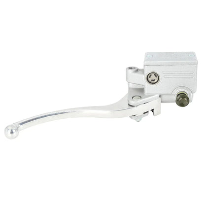 Silver Tone Motorcycle Brake Master Cylinder Pump Lever for Honda CBT125