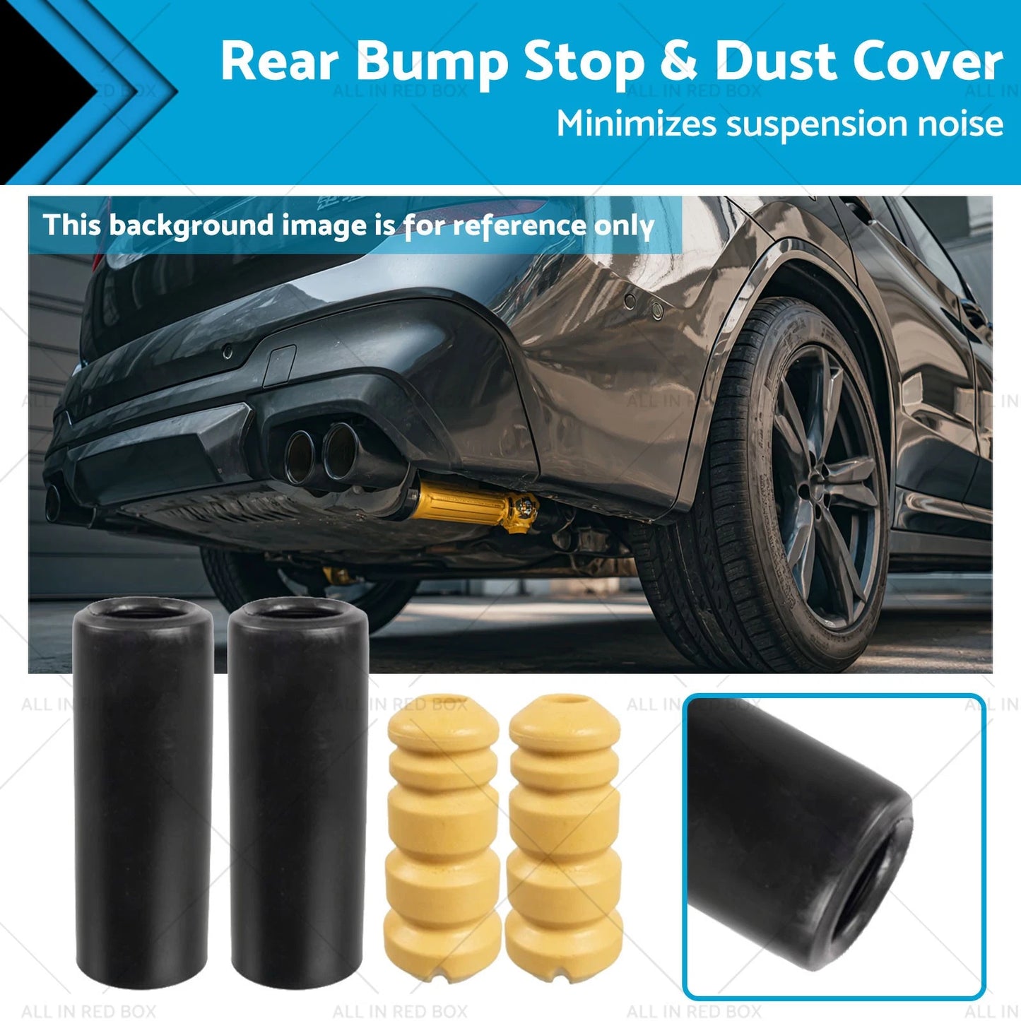 Rear Bump Stops & Dust Covers for BMW X3 (2003-2010)