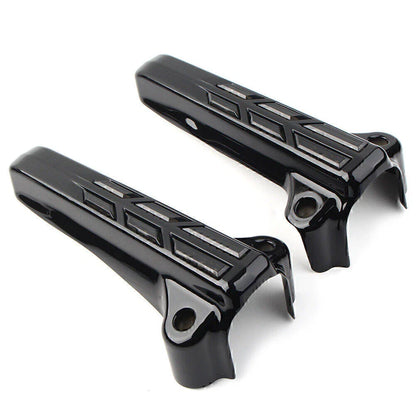 Front Lower Fork Leg Covers LED Smoke Light for Harley FLHR FLHTK FLHX (14-20)