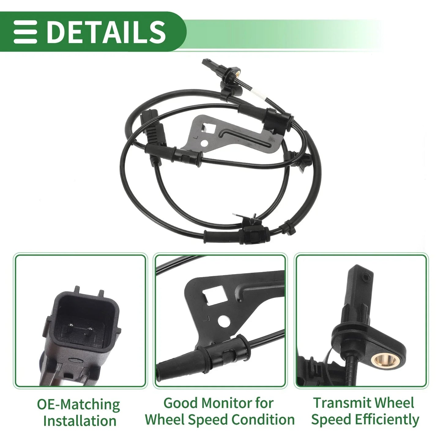 ABS Wheel Speed Sensor for Hyundai Kona (2018-2023) 1 x Left Front Sensor