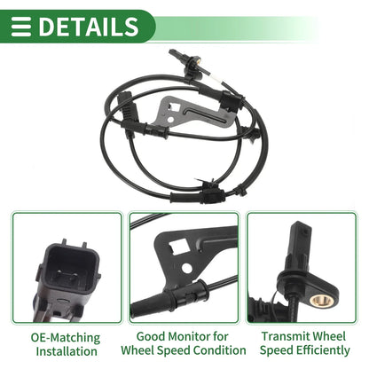 ABS Wheel Speed Sensor for Hyundai Kona (2018-2023) 1 x Left Front Sensor
