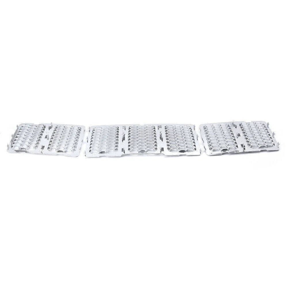 Grille Mesh Insert Trim for 2016-2019 Jeep Grand Cherokee Chrome