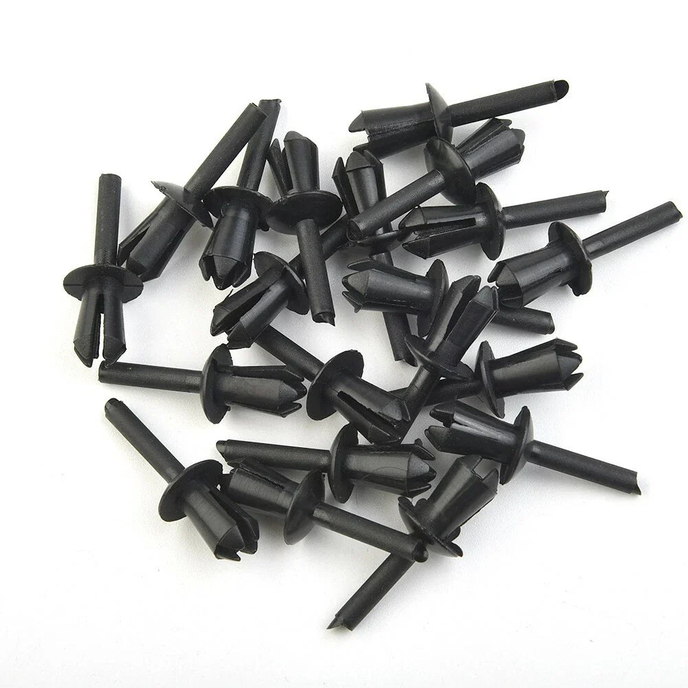 20x Black Rivet Clip Fender Retainer for E12 E28 E30 E34 E36 E39 E46 E60 E6
