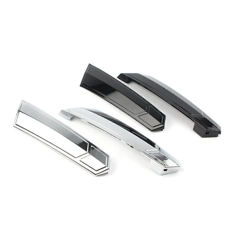 Saddlebag Hinge Covers for Victory Cross Country 2010-2017 Black/Chrome
