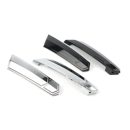Saddlebag Hinge Covers for Victory Cross Country 2010-2017 Black/Chrome