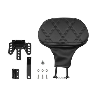 Driver Backrest Pad Bracket Mounts for Harley Touring Road King Glide