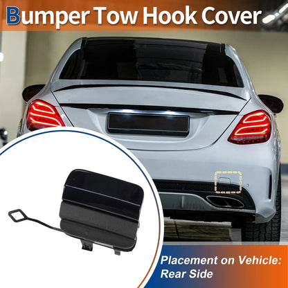 Rear Bumper Tow Hook Cover for Mercedes-Benz (2016-2023) Caliche Blue