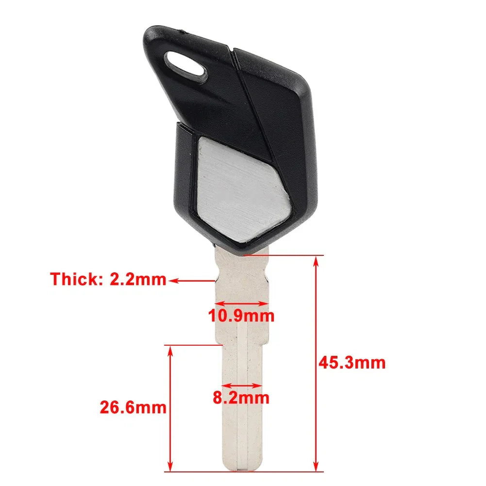 Uncut Blade Blank Key for MV Agusta F4 1000 Brutale 920 990 1090