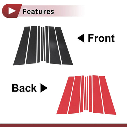 Front Rear Left Right Door Pillar Window Trim for Lexus GX 400 GX 460 (2010-2023)