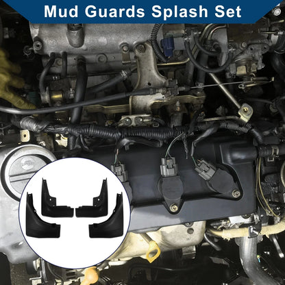 Mud Flaps Splash Guards Set for Mercedes-Benz GLC (2014-2016)