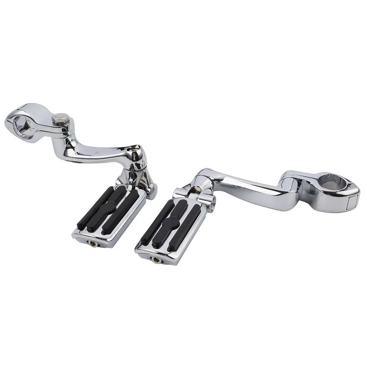 32mm Footpegs 360° Adjustable Long Mount Clamp 1-1/4in for Highway Bars