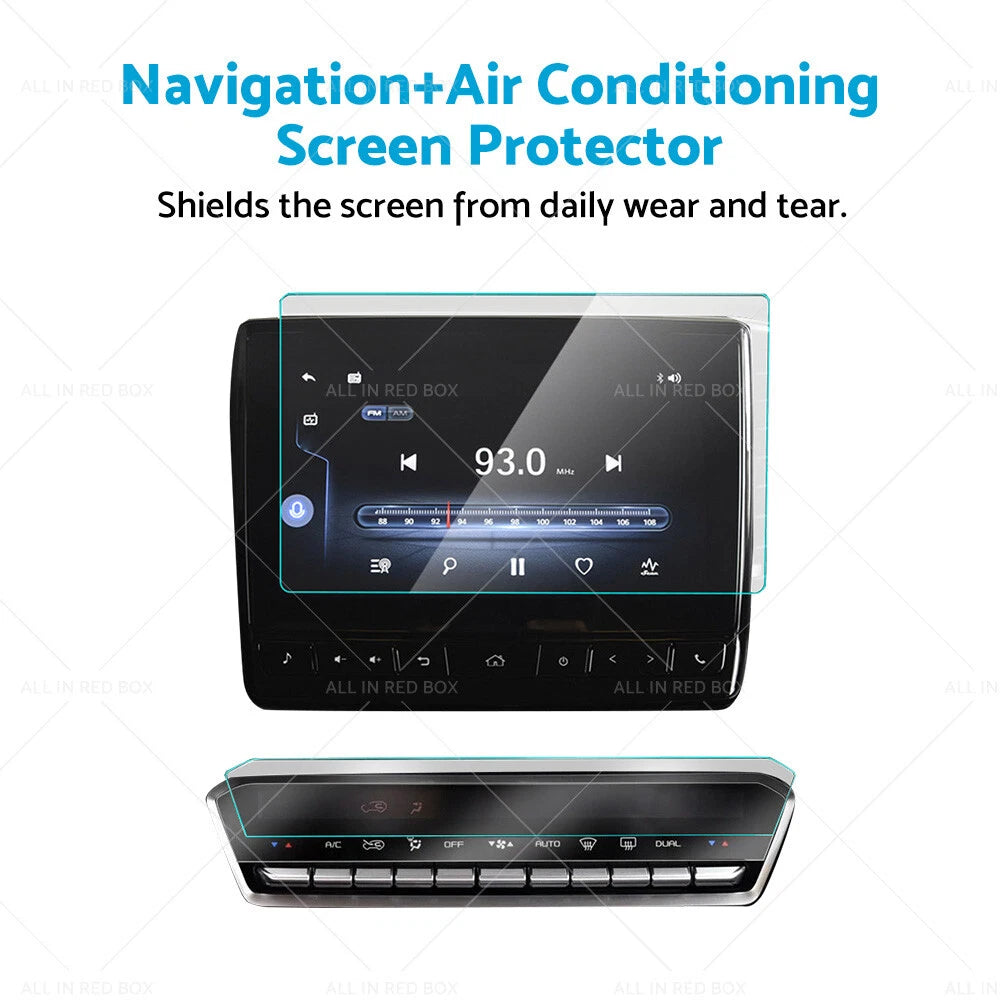Screen Protector for 21-23 Isuzu D-Max Dmax Navigation & Air Conditioning