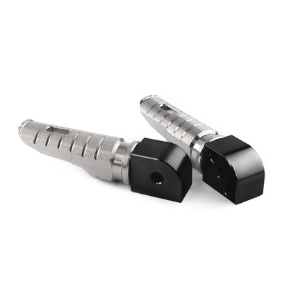 Grey Rear Passenger Foot Rest Pegs for Kawasaki Ninja ZX-6R ZX-10R