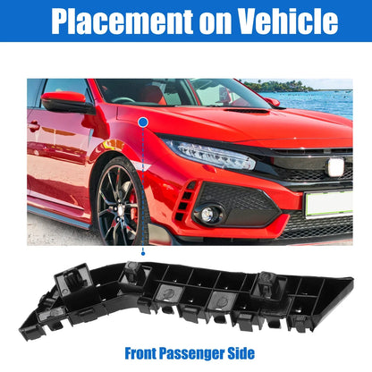 Right Side Front Bumper Mounting Support Bracket for Honda Civic (2016-2020)