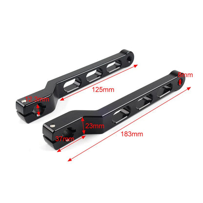 Billet Heel Toe Shifter Lever Black for Harley Tour Electra Street Glide (2008-2023)