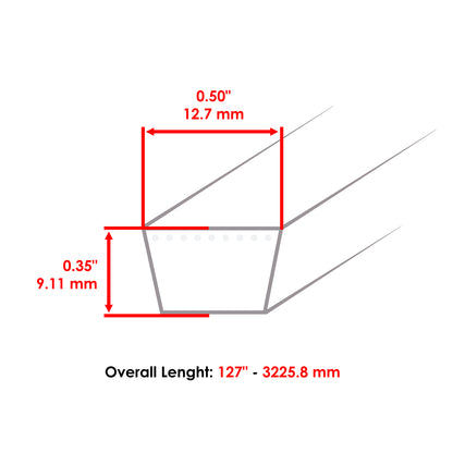Deck Belt for Gravely 50 Inch (2005–2010)