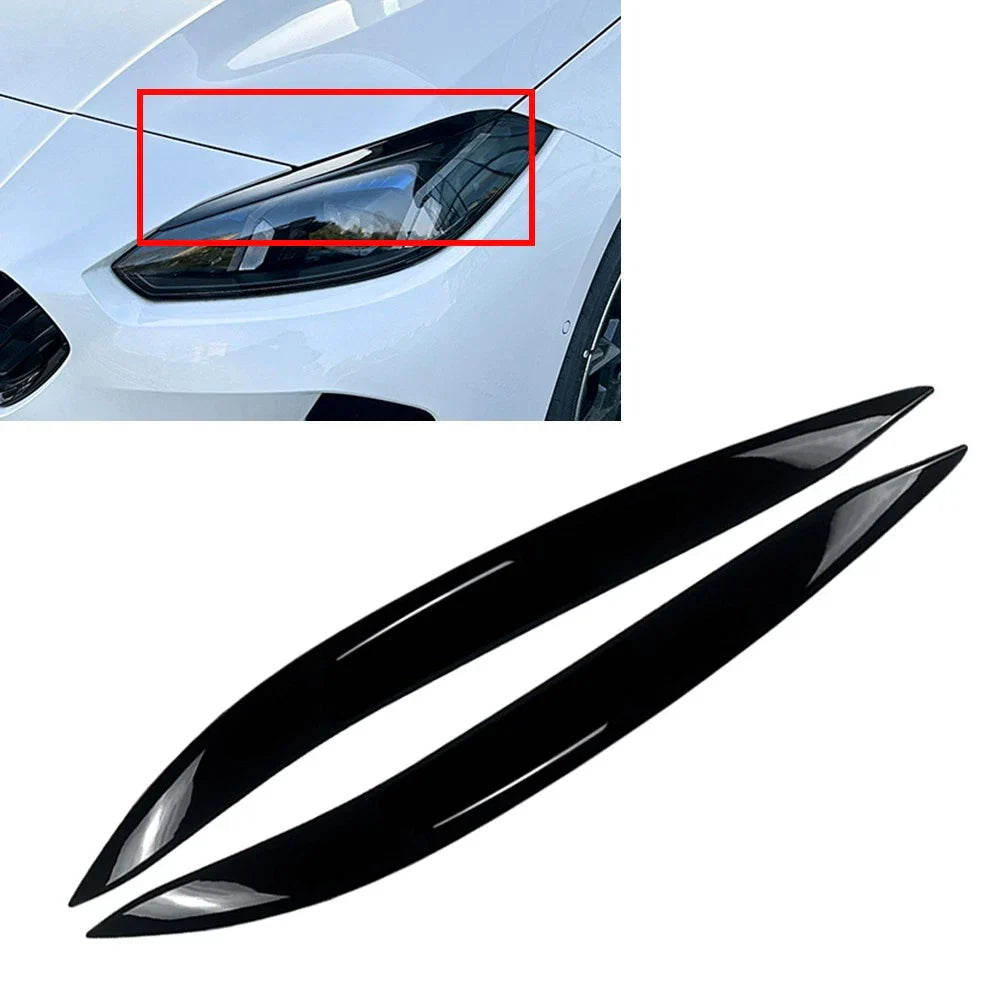 Headlight Eyebrow Eyelids Cover Trim for BMW 1 Series 2 Series (2024-2025)