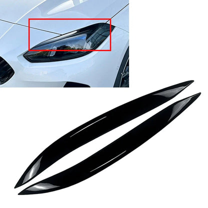 Headlight Eyebrow Eyelids Cover Trim for BMW 1 Series 2 Series (2024-2025)