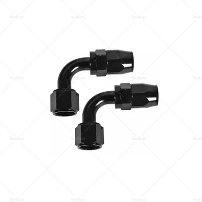 AN10 10 AN 90° Swivel Fast Flow Oil Fuel Hose End Fitting Adaptor