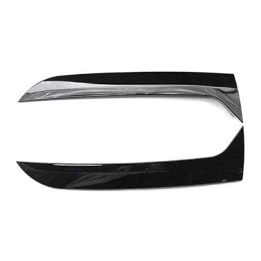 Rear Window Side Spoiler Canard Trim for VW Tiguan 2007-2016 BLACK