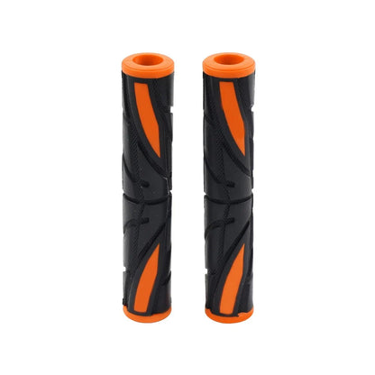 Orange Universal Motor Brake Clutch Handlebar Grips Rubber Sleeve Cover