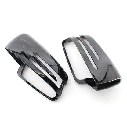 Gloss Black Rearview Mirror Covers for Mercedes Benz E/C/S W212 W204 W221 (N/A)