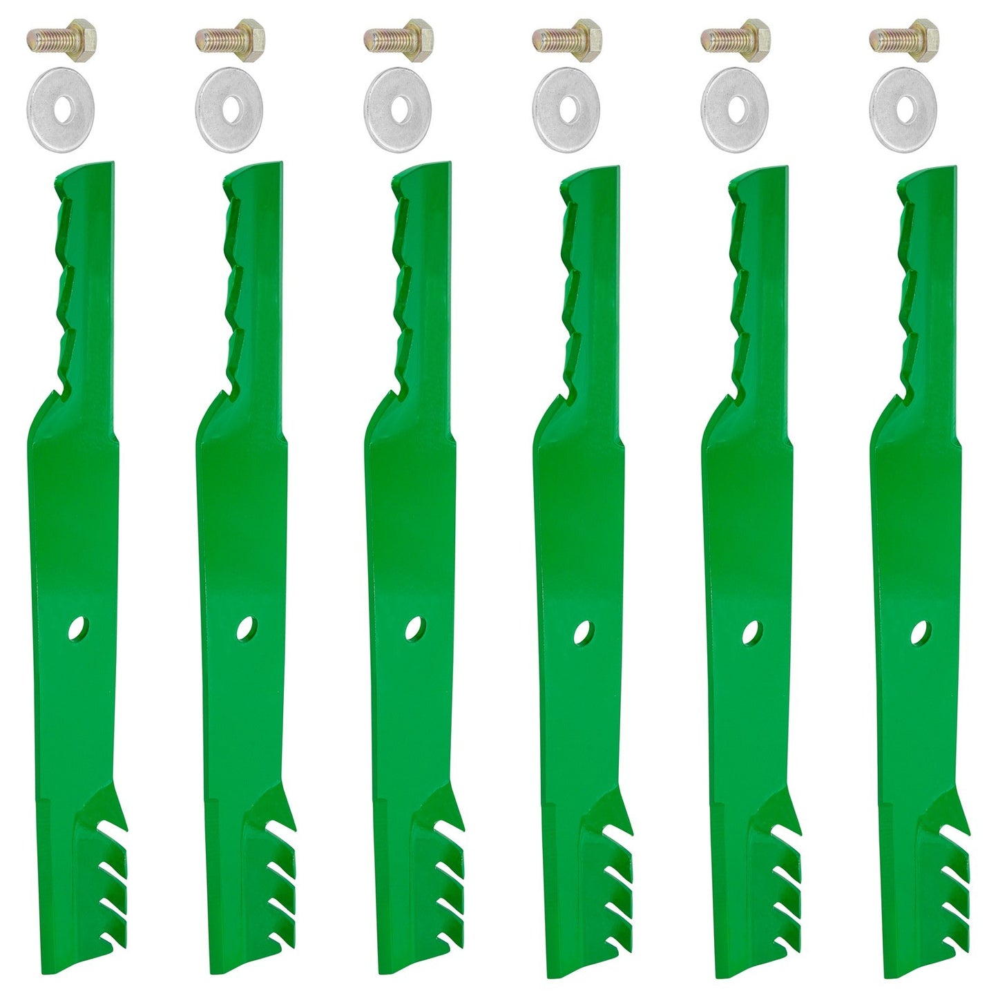 Deck Blade with Bolt Replacement for Hustler 60 Inch Deck (2000–2024)