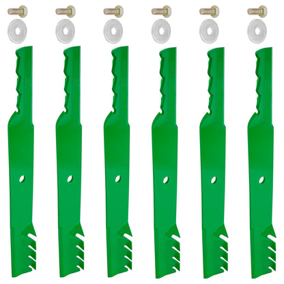 Deck Blade with Bolt Replacement for Hustler 60 Inch Deck (2000–2024)
