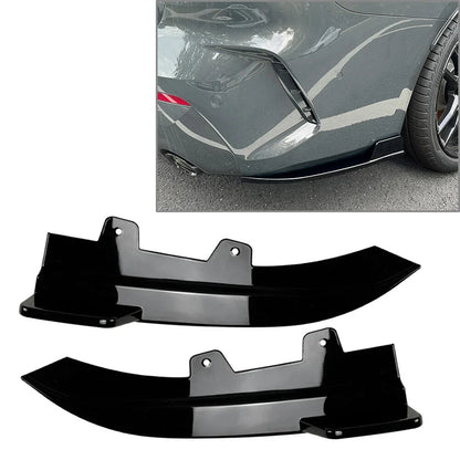 Rear Lip Wrap Spoiler for BMW 4 Series G22 G23 M Sport (2020-2023) Black