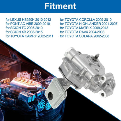Engine Oil Pump for LEXUS HS250H 2010-2012 - High-Pressure Performance Pump