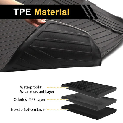 Cargo Liner Rear Trunk Mat for Honda Civic Sedan 5 Seats (2022-2024)