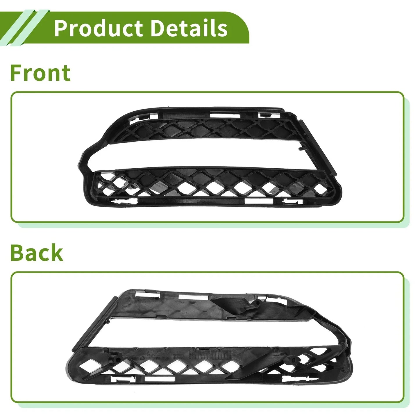 Front Left Fog Light Grill for Mercedes Benz S-CLASS (2006-2013)