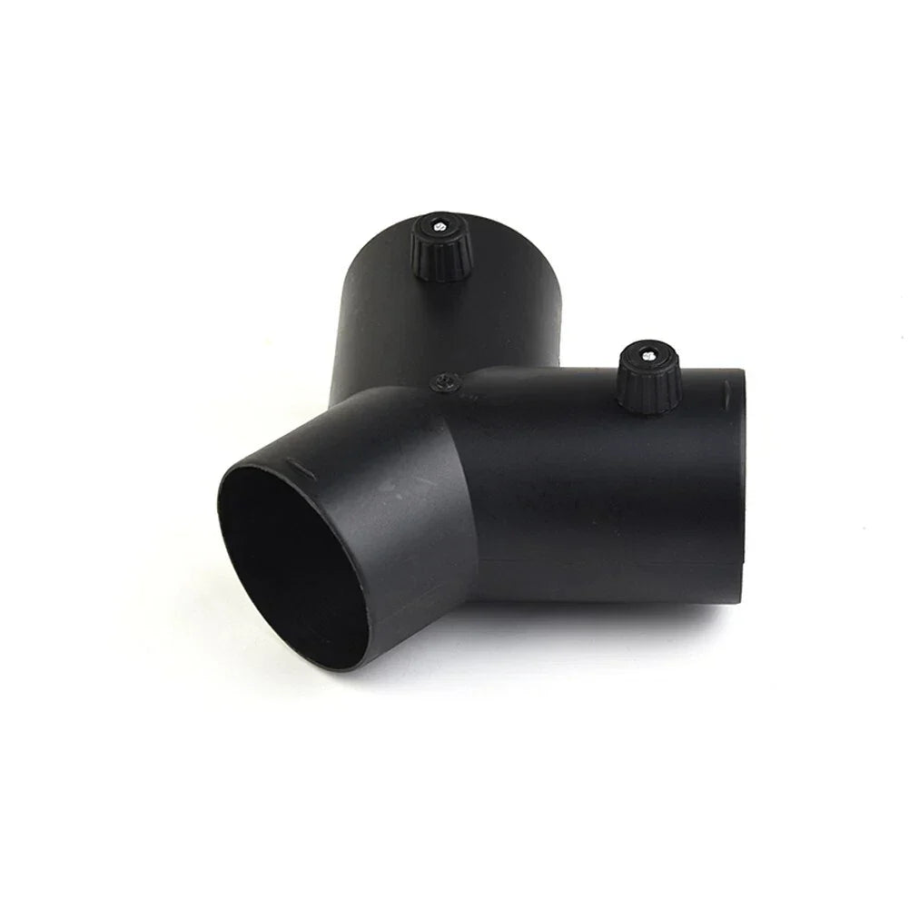 75mm Y Branch Duct Splitter Outlet Connector with Regulator Valve for Heater