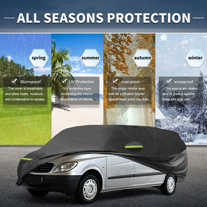Waterproof 210D-PU Car Cover for Mercedes-Benz Vito II W639 (2003-2010)