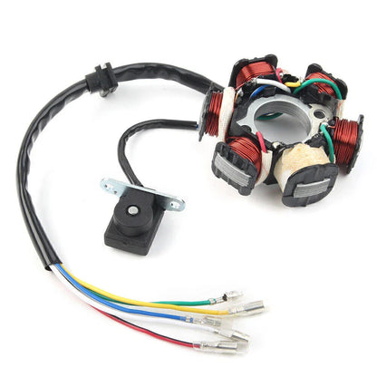 6 Coil Stator Magneto for Sunl 50 110 125 150cc Scooter Moped