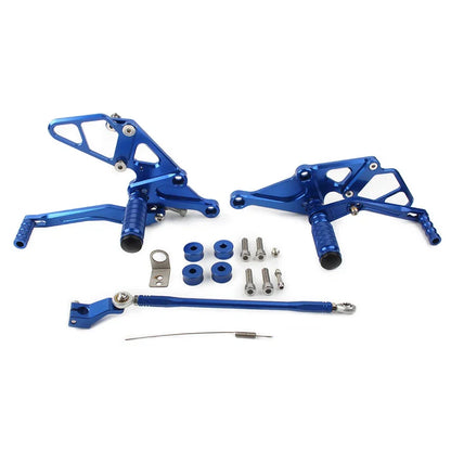 Footrests Pegs Rearset Adjust for YAMAHA FZ-07 MT-07 (2013-2017) Blue
