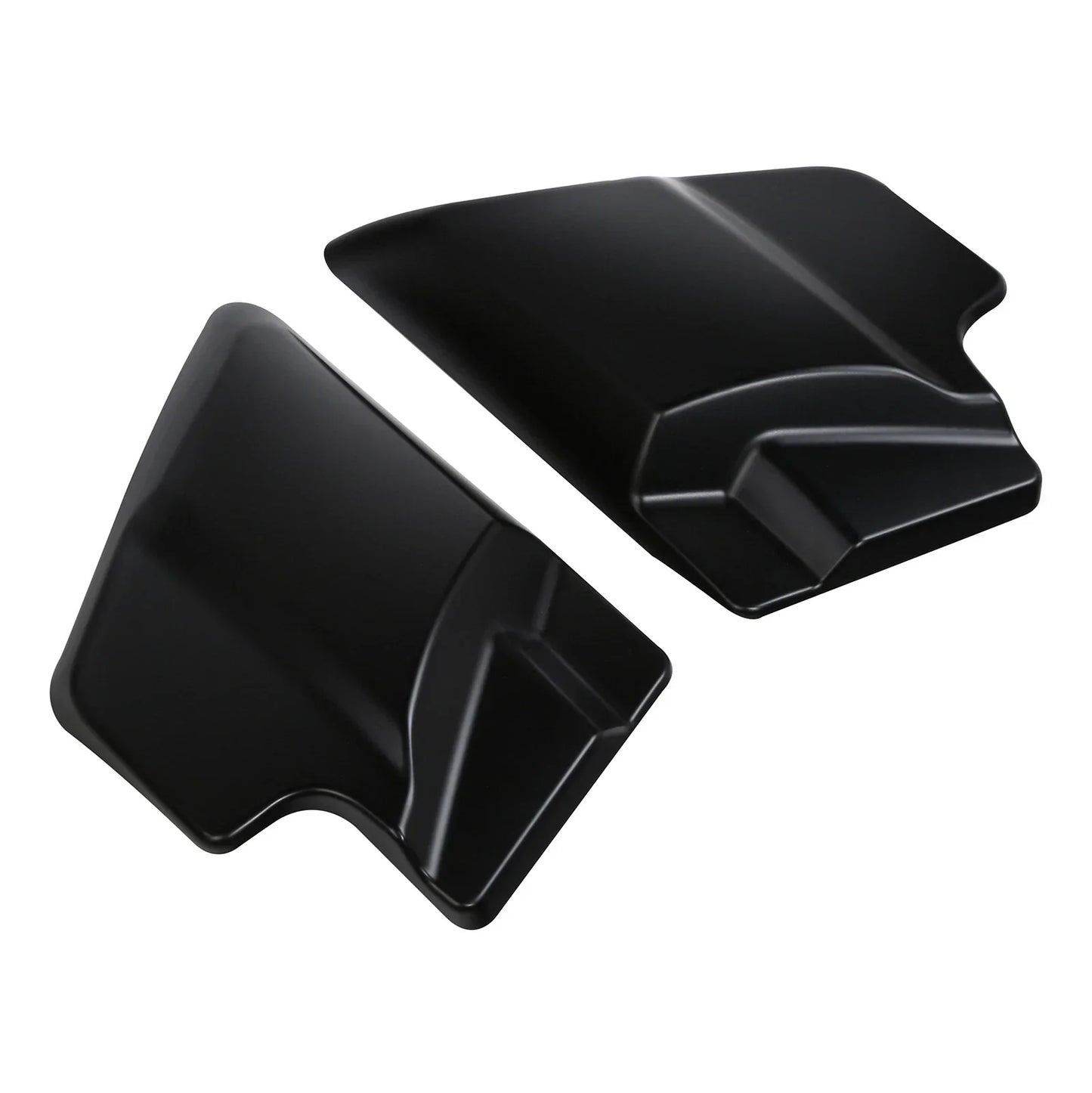 Battery Side Covers for Harley Touring Road Glide (2009-2024) Black Denim