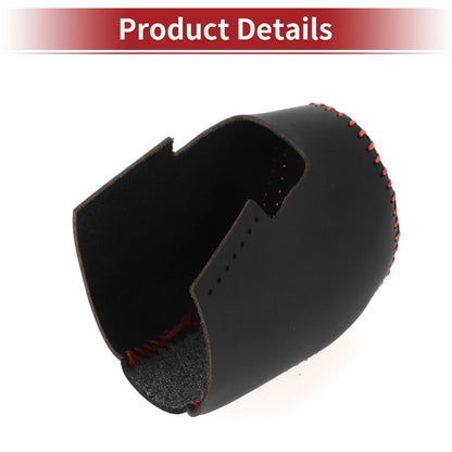 Car Gear Shift Knob Cover for Honda HR-V 2023-2024 Black Carbon Fiber Red