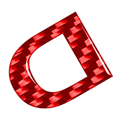 D Carbon Red D Decals Stickers for Car Badge Emblem Alphabet Letter