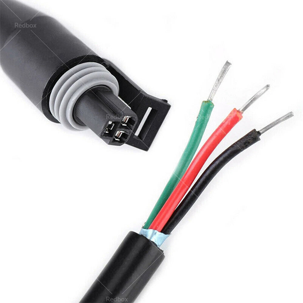 200PSI 5V Pressure Transducer Sensor for Air Oil Fuel - Stainless Steel