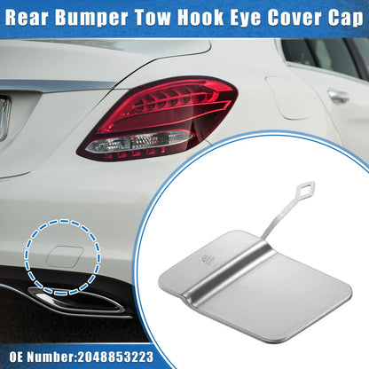 Rear Bumper Tow Hook Eye Hole Cover for Mercedes-Benz GLK350 (2010-2015)