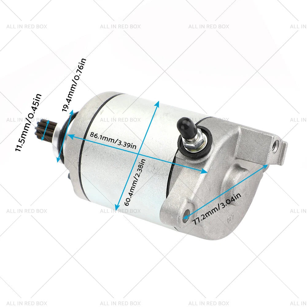 Starter for Piaggio Fly 125, Vespa LX 125, Liberty 150, X8, X9, X-Evo (2001-2023)