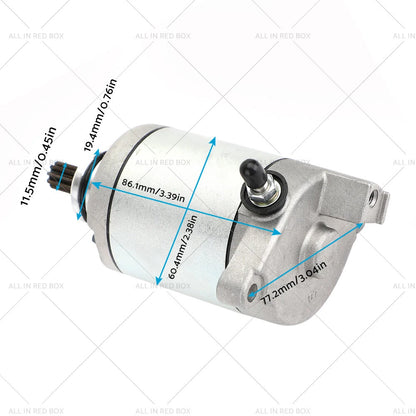 Starter for Piaggio Fly 125, Vespa LX 125, Liberty 150, X8, X9, X-Evo (2001-2023)