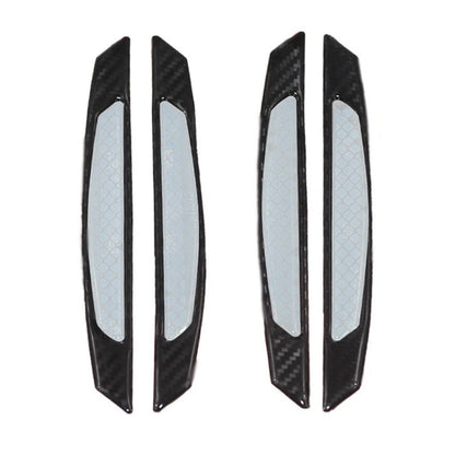 Reflective Carbon Fiber Door Edge Guard Bump Protector for Universal Cars