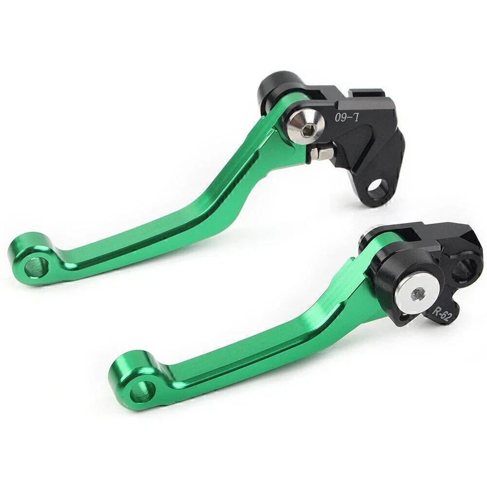 CNC Green Pivot Brake Clutch Levers for Suzuki RM125 RM250 RM85 (2001-2023)