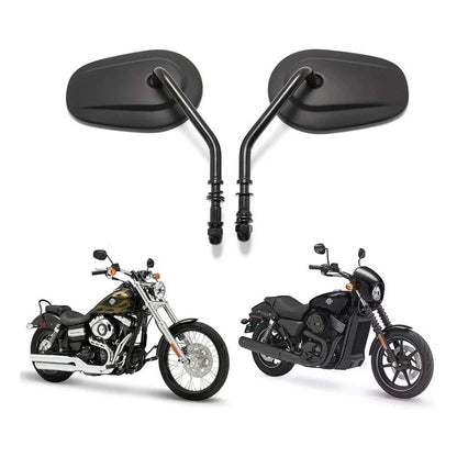 Black Rear View Side Mirror for Harley Davidson Fatboy (1990-2017)