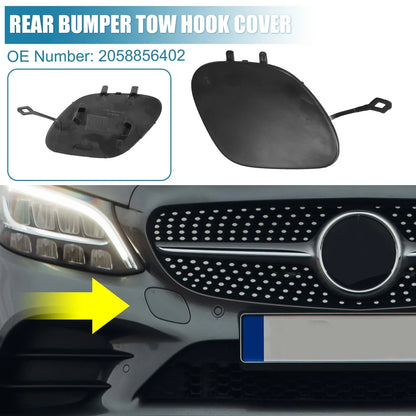 Front Bumper Tow Hook Cover for Mercedes-Benz C300 C200 C180 (2015-2023)