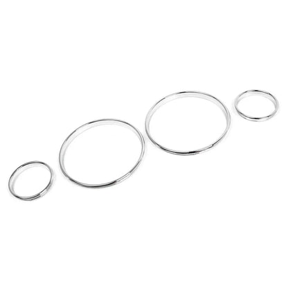 Speedometer Gauge Dial Rings Bezel Trim for BMW 5 7 Series E39 E38 M5 X5 E53 (1997-2003)